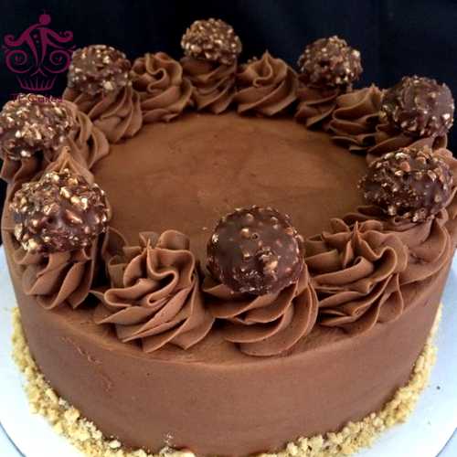 Velvety Nutella Ferrero Rocher Cake