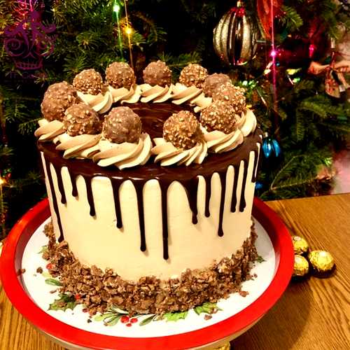 Caramel Ferrero Rocher Cake