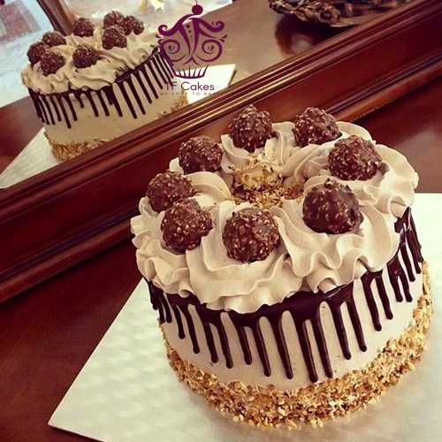 Sprinkle Ferrero Rocher Cake