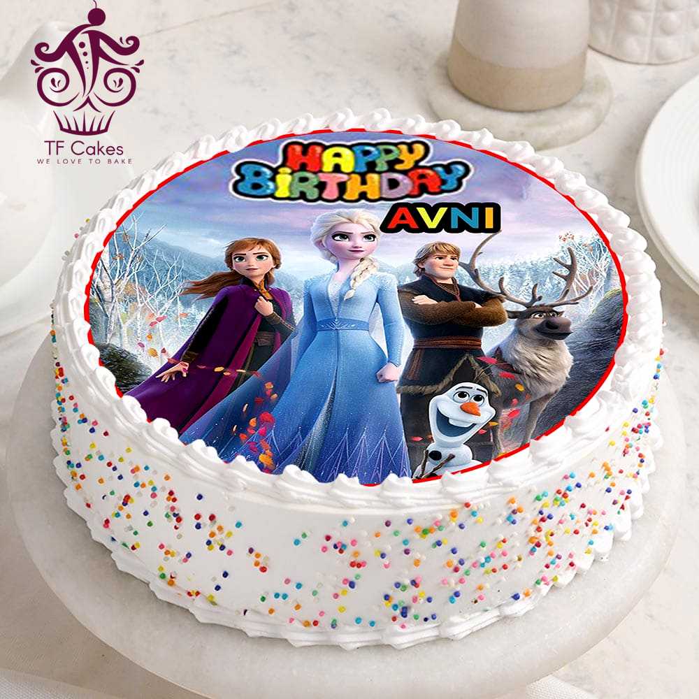 Frozen Photo Cake