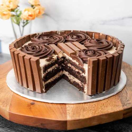 Delectable KitKat cake