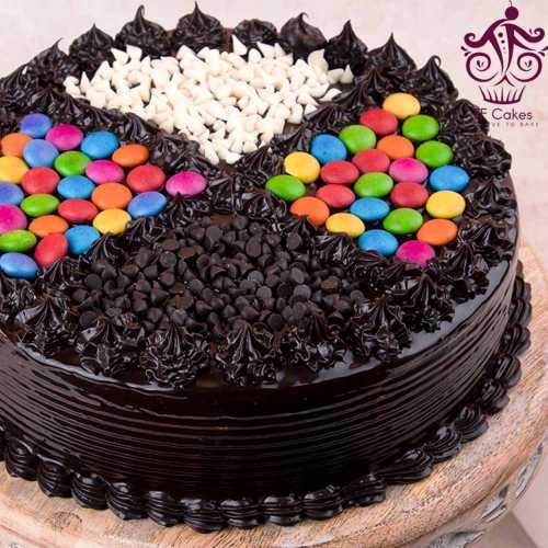 Dark Chocolate Cream Cake