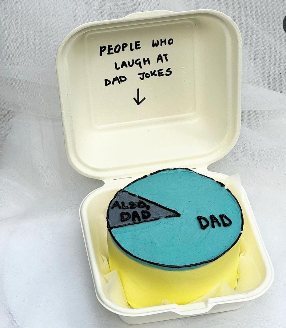 Dad Bento cake