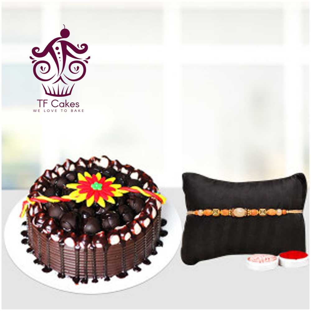 rakhi with cake