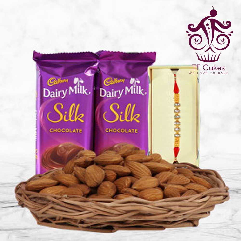 Choco Almonds With Rakhi