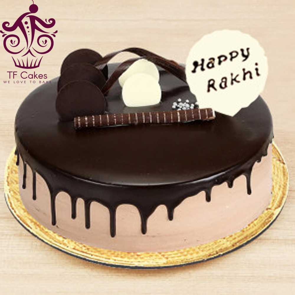 Happy Rakhi Chocolate Cake