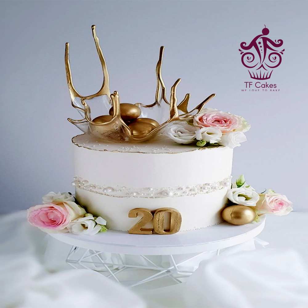 20th birthday Isomalt Cake