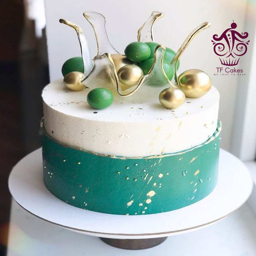 Delectable Isomalt Cake