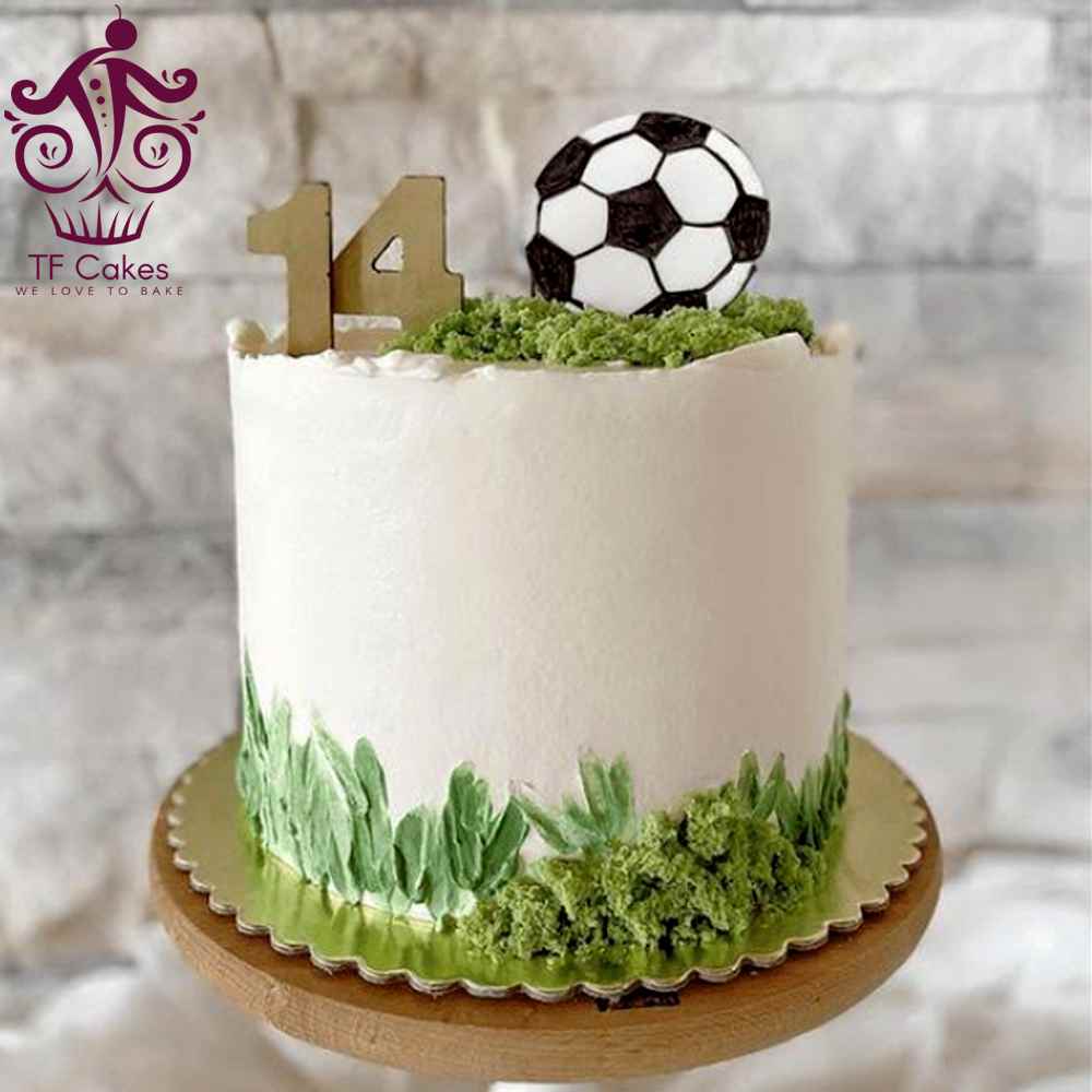 Football Birthday Cake