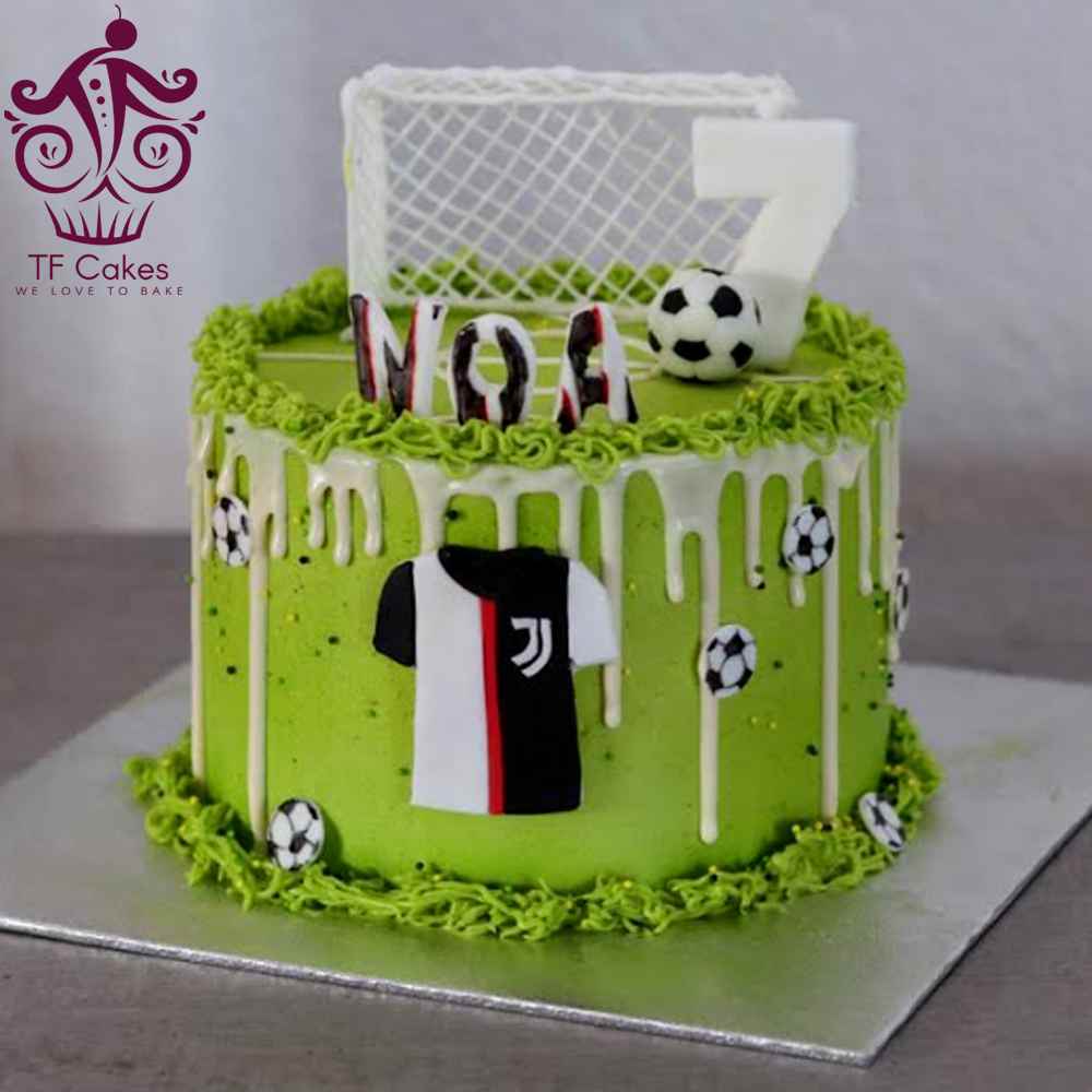 Birthday Football Cake