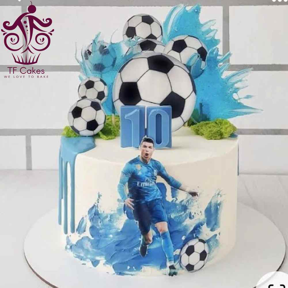 Messi Football Cake
