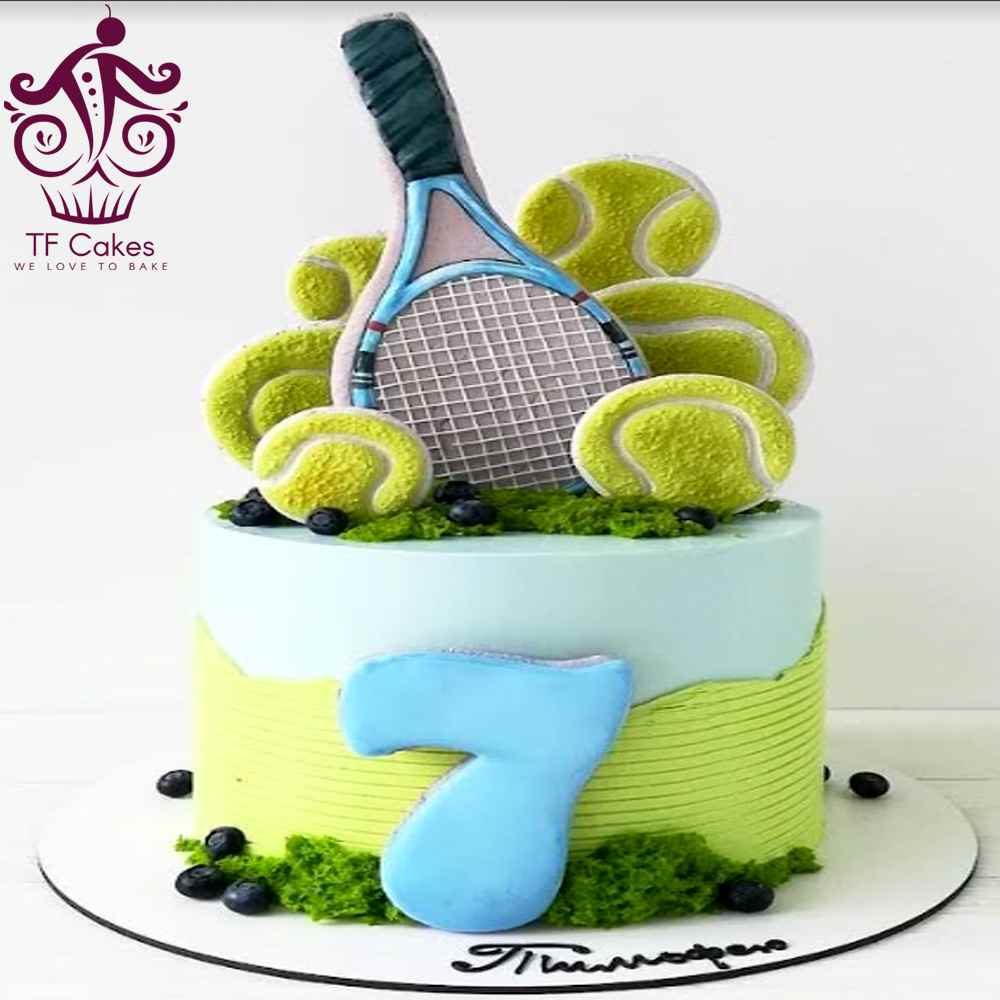 Batminton Theme Cake