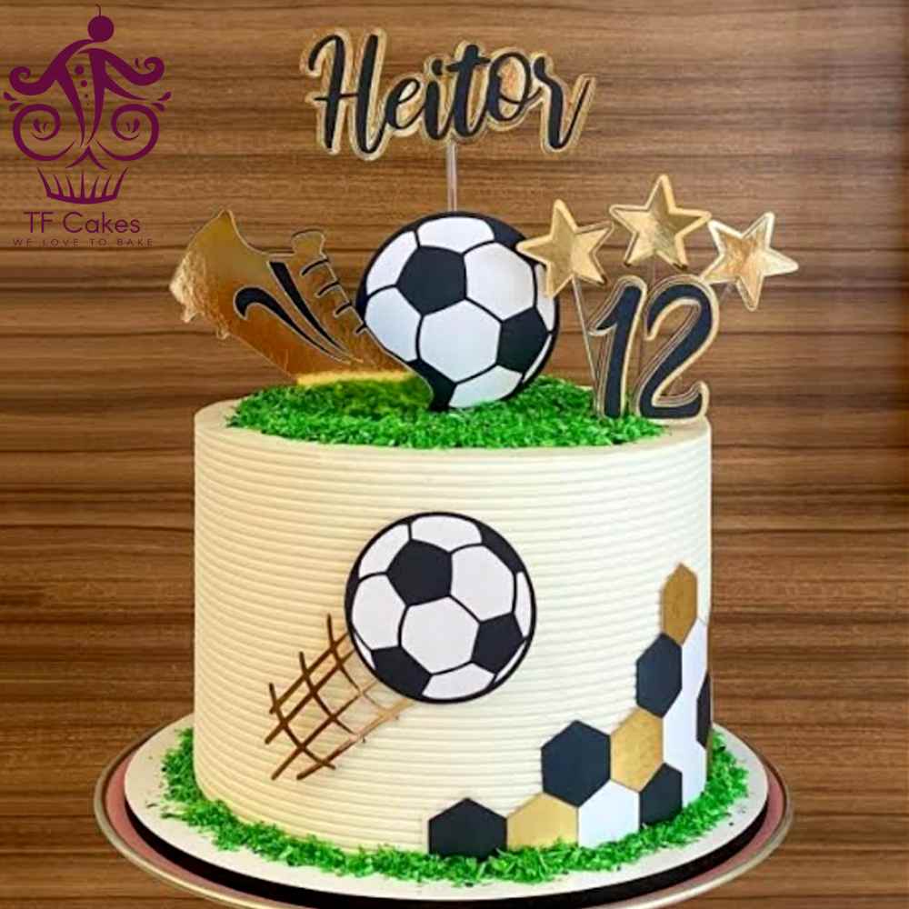 12th Birthday Football Cake