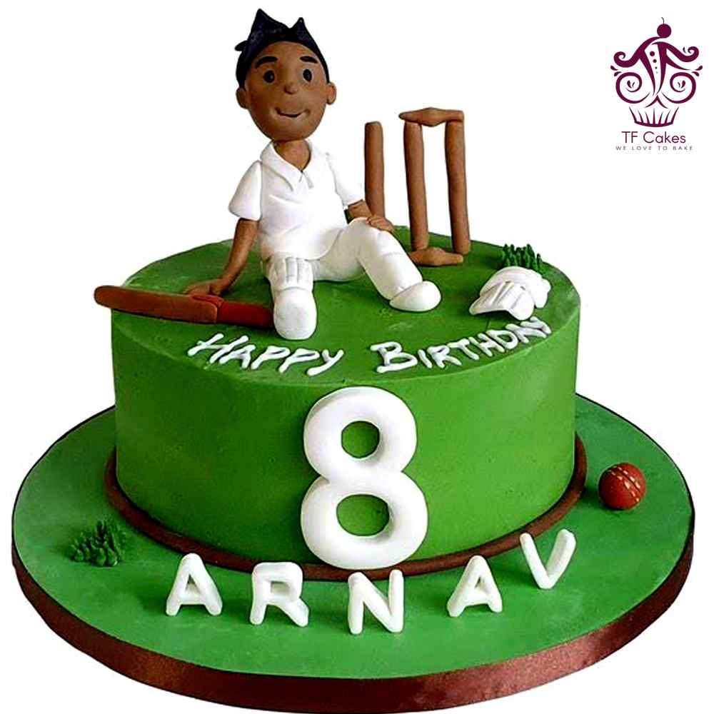 8th Birthday Cricket Cake