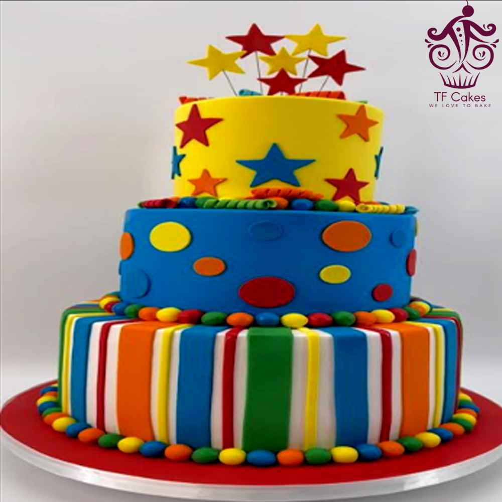 Vibrant Fiesta Cake