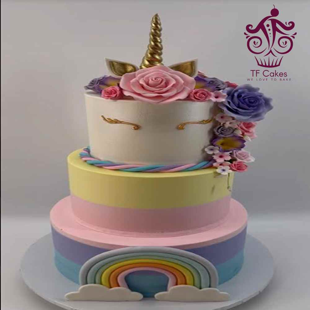 Whimsical Unicorn Delight Cake