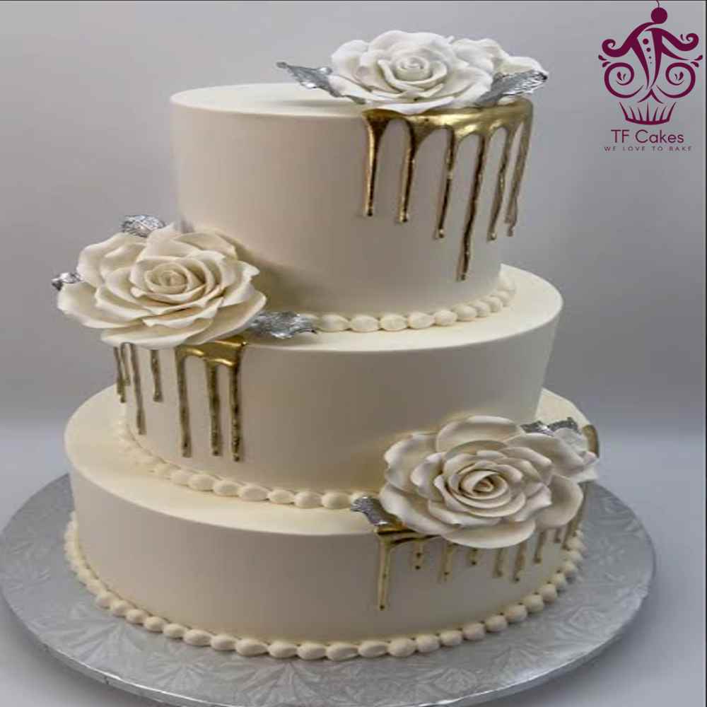 Gilded Elegance Cake