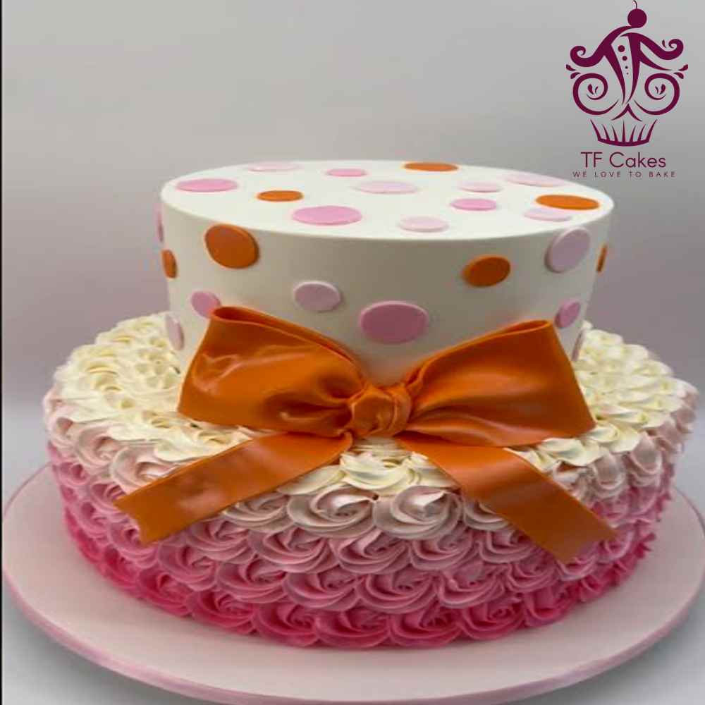 Polka Dot Romance Cake