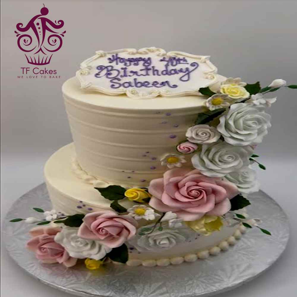 Floral Symphony Cake