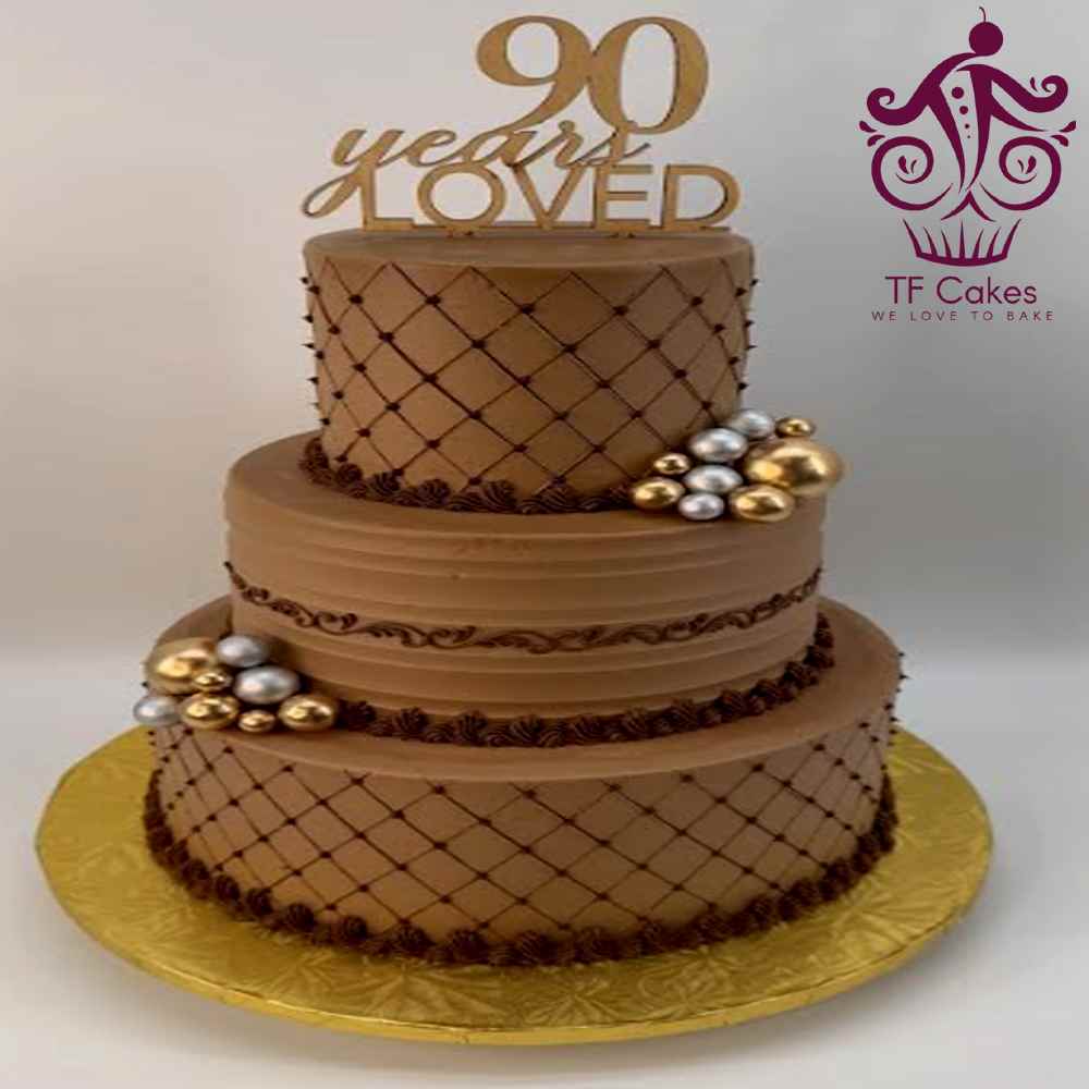 Golden Years Cake