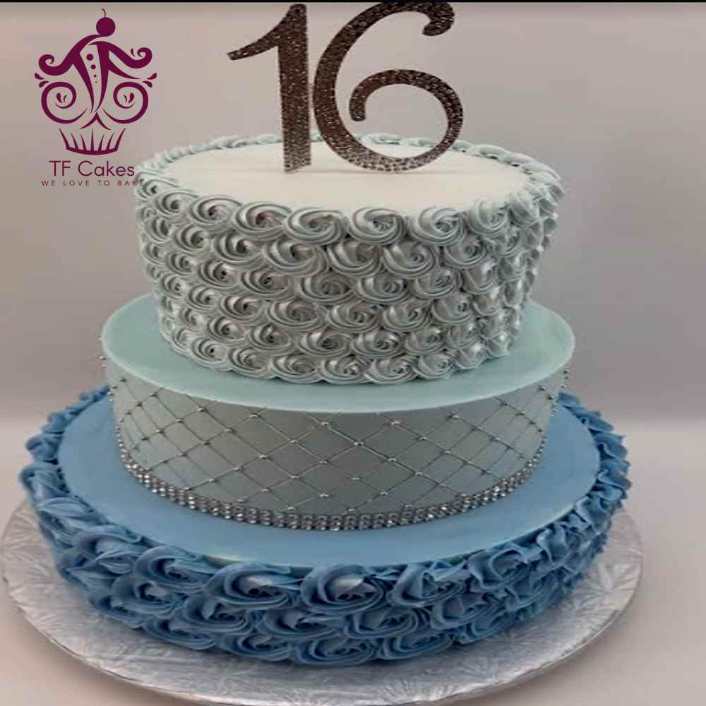 Royal Azure Affair Cake