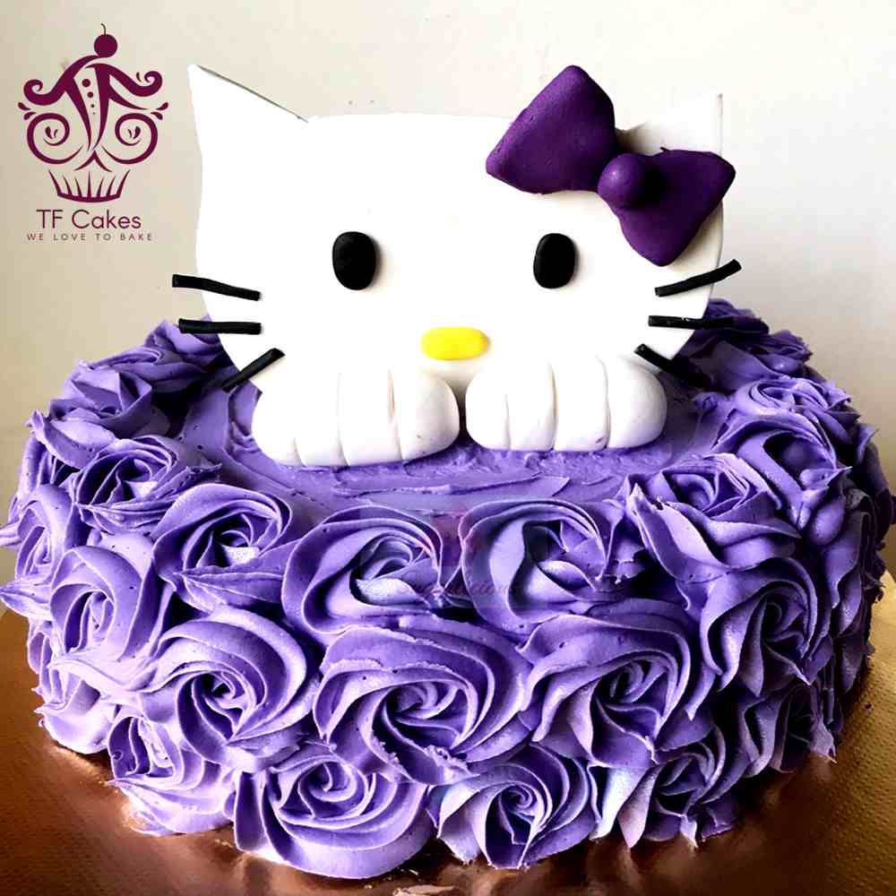 Purrple Kitty Delight Cake