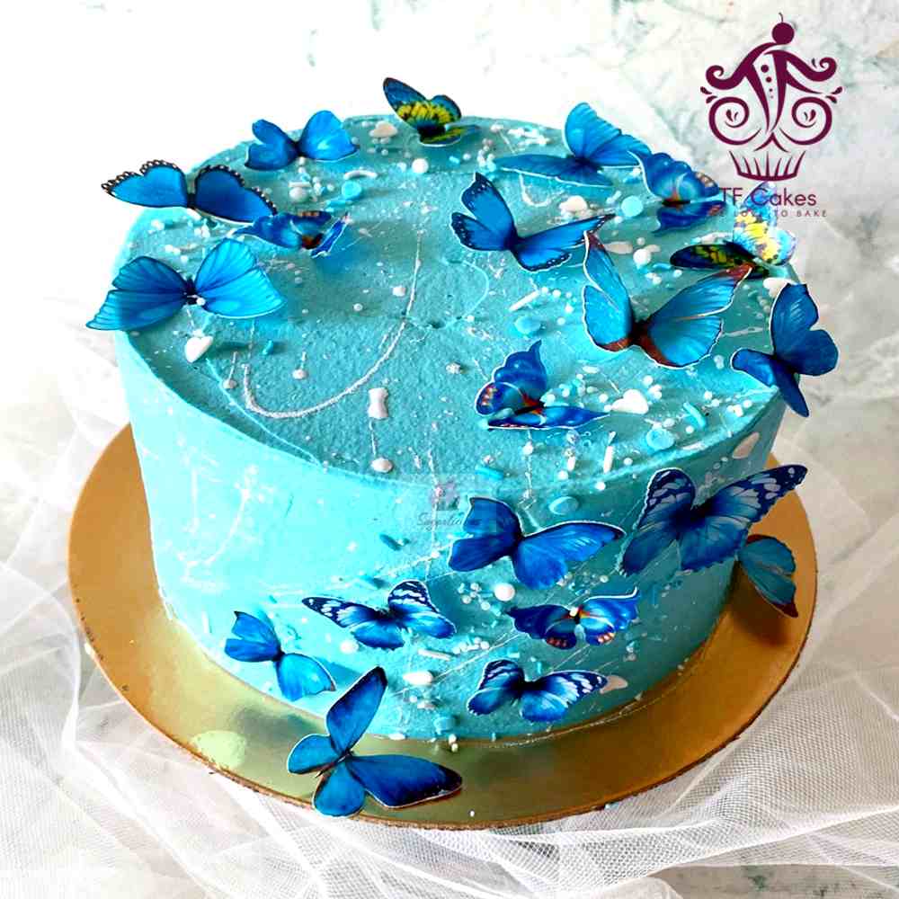 Butterfly Blue Bliss Cake